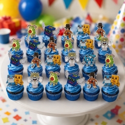 Roblox BrainRot Cupcake Toppers - 24 PK